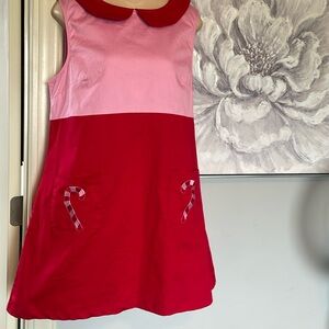 Unique Vintage / Smak Parlour Candy Cane Pinafore Dress Sz XL